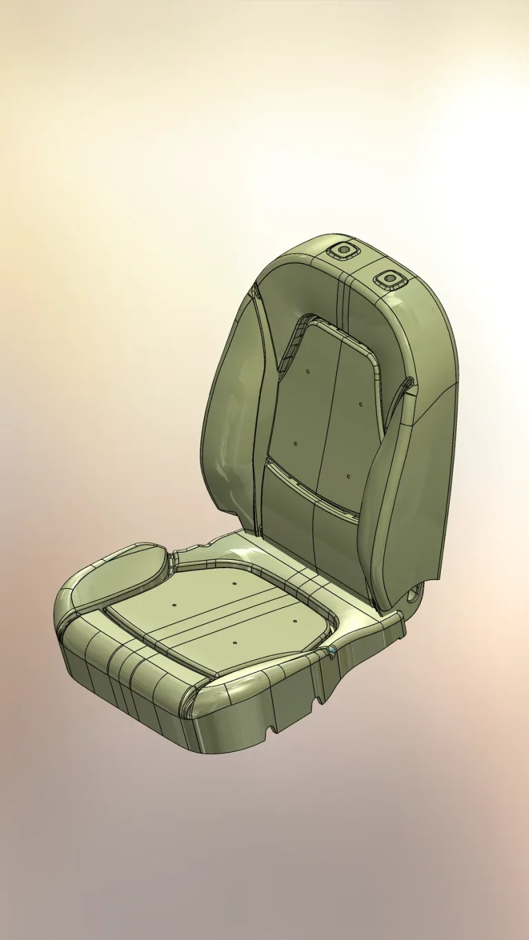 Car seat: CAD model