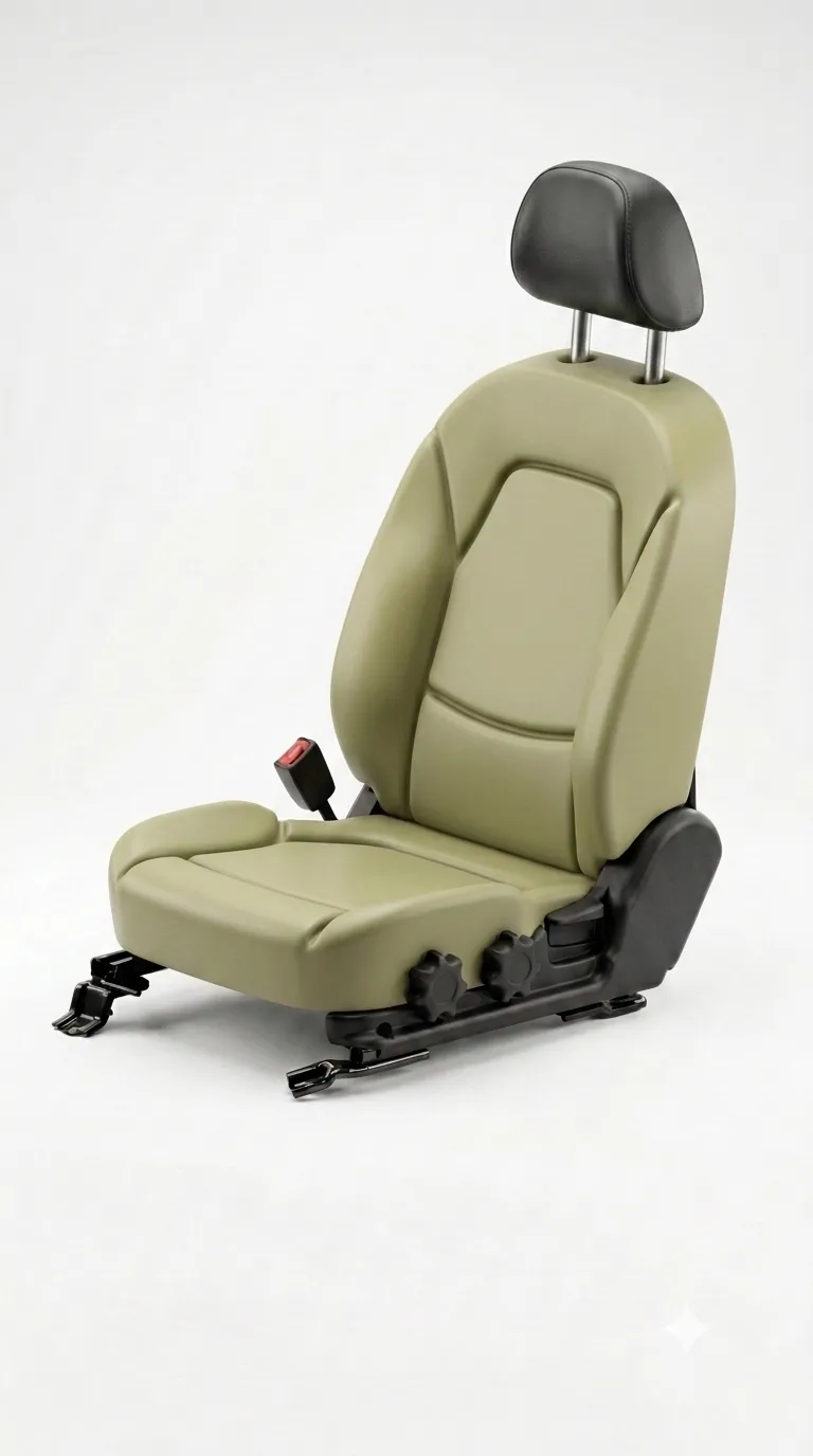Car seat: finished part