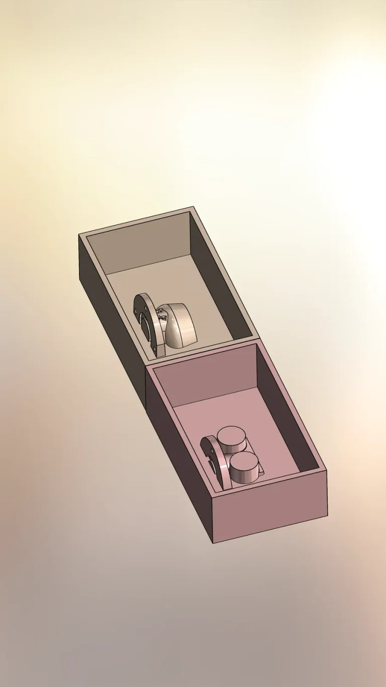 Sand casting pattern: CAD model
