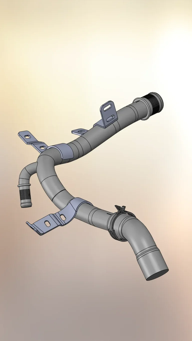Exhaust pipe: CAD model