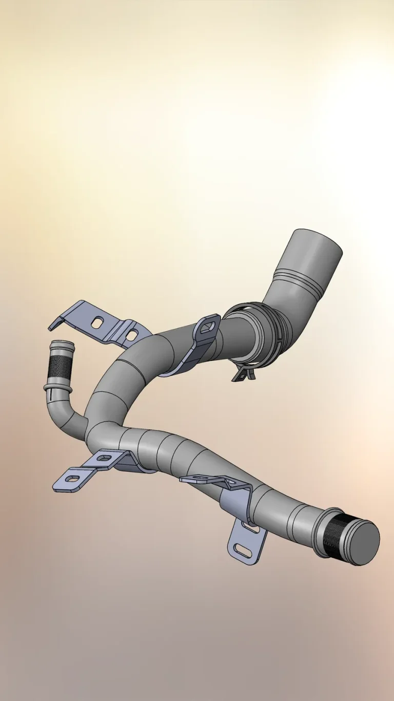 Exhaust pipe: finished part
