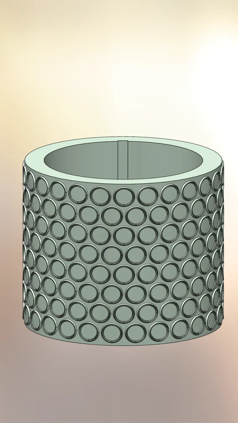 Food extruder roller: CAD model
