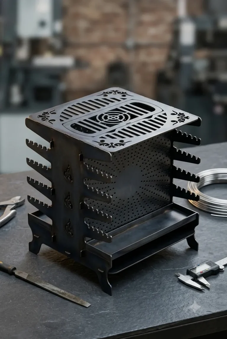 Finned heat sink: finished part