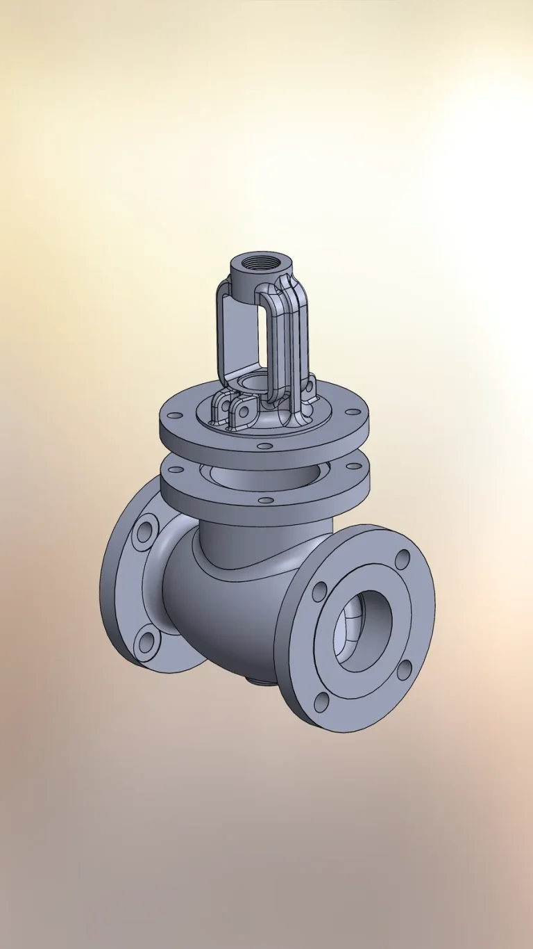 Gate valve: CAD model