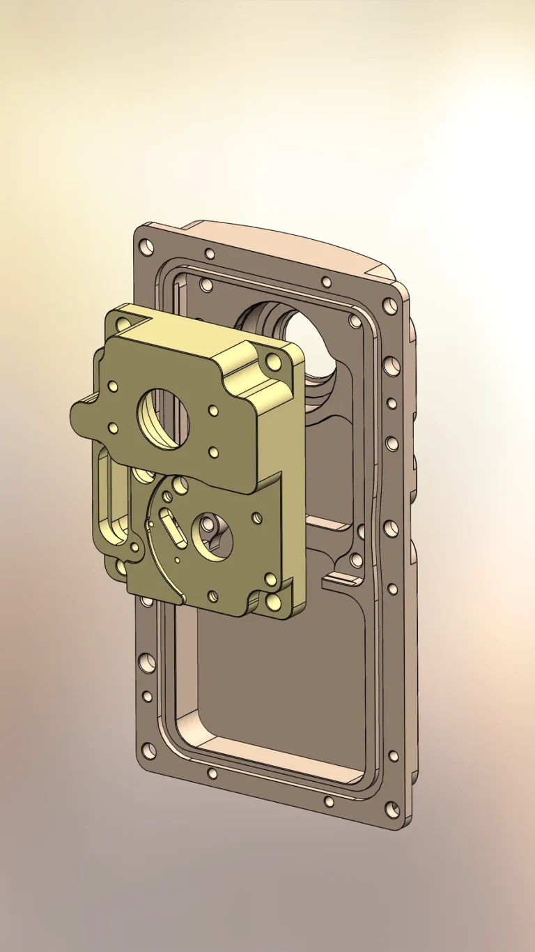 Gear plate: CAD model