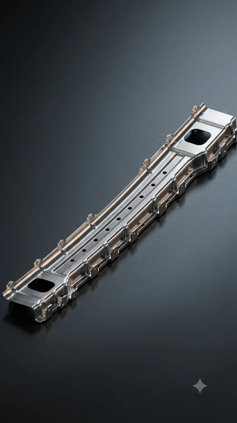 Linear guide rail: finished part