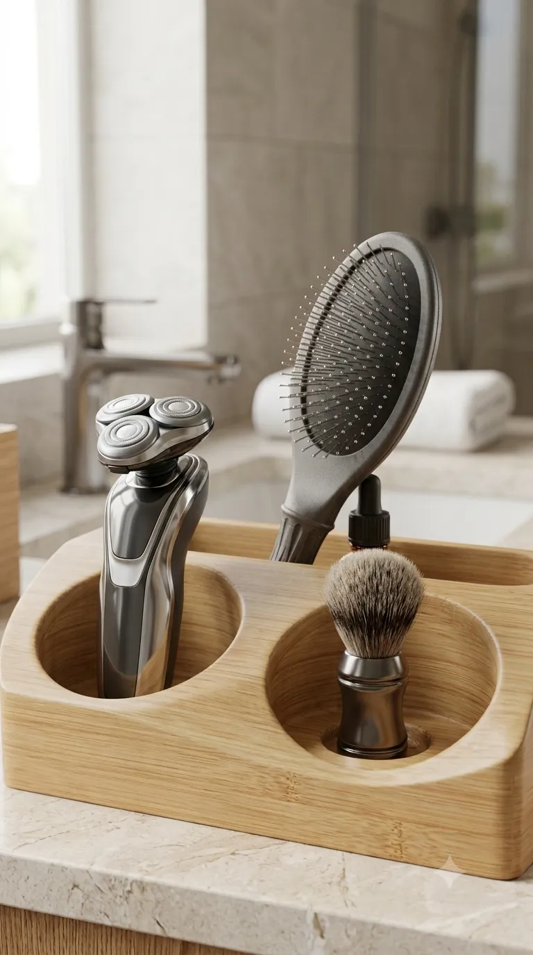 Hair brush: finished part