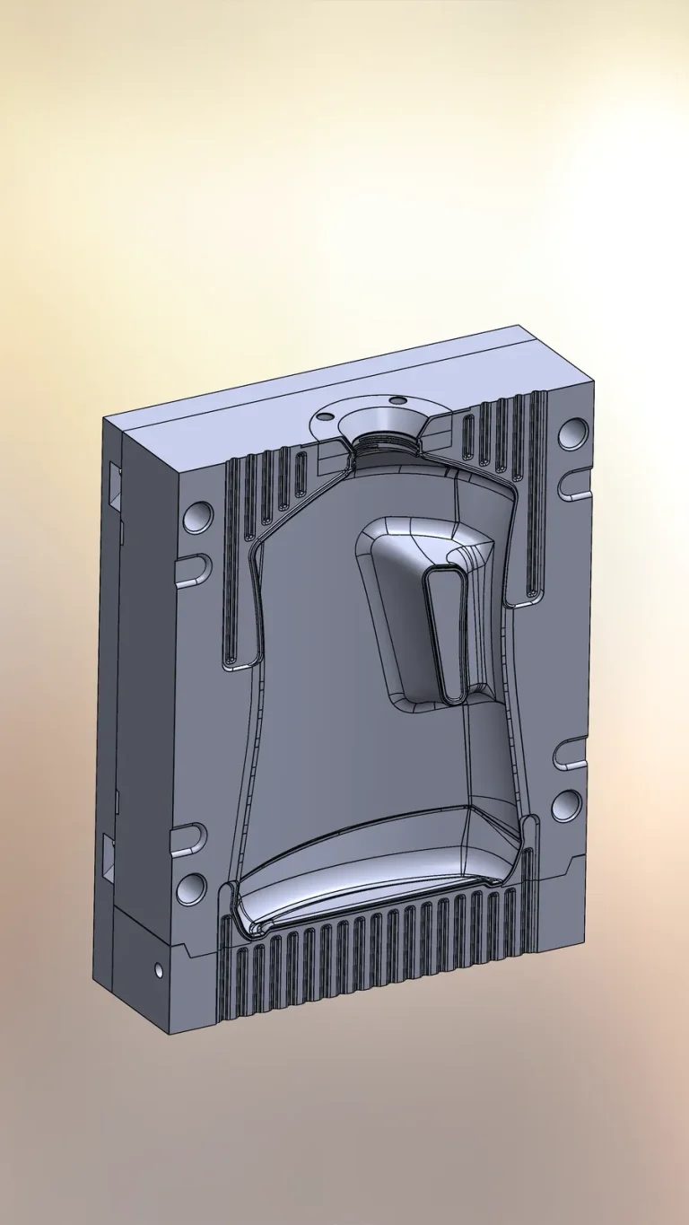 Housing mold: finished part