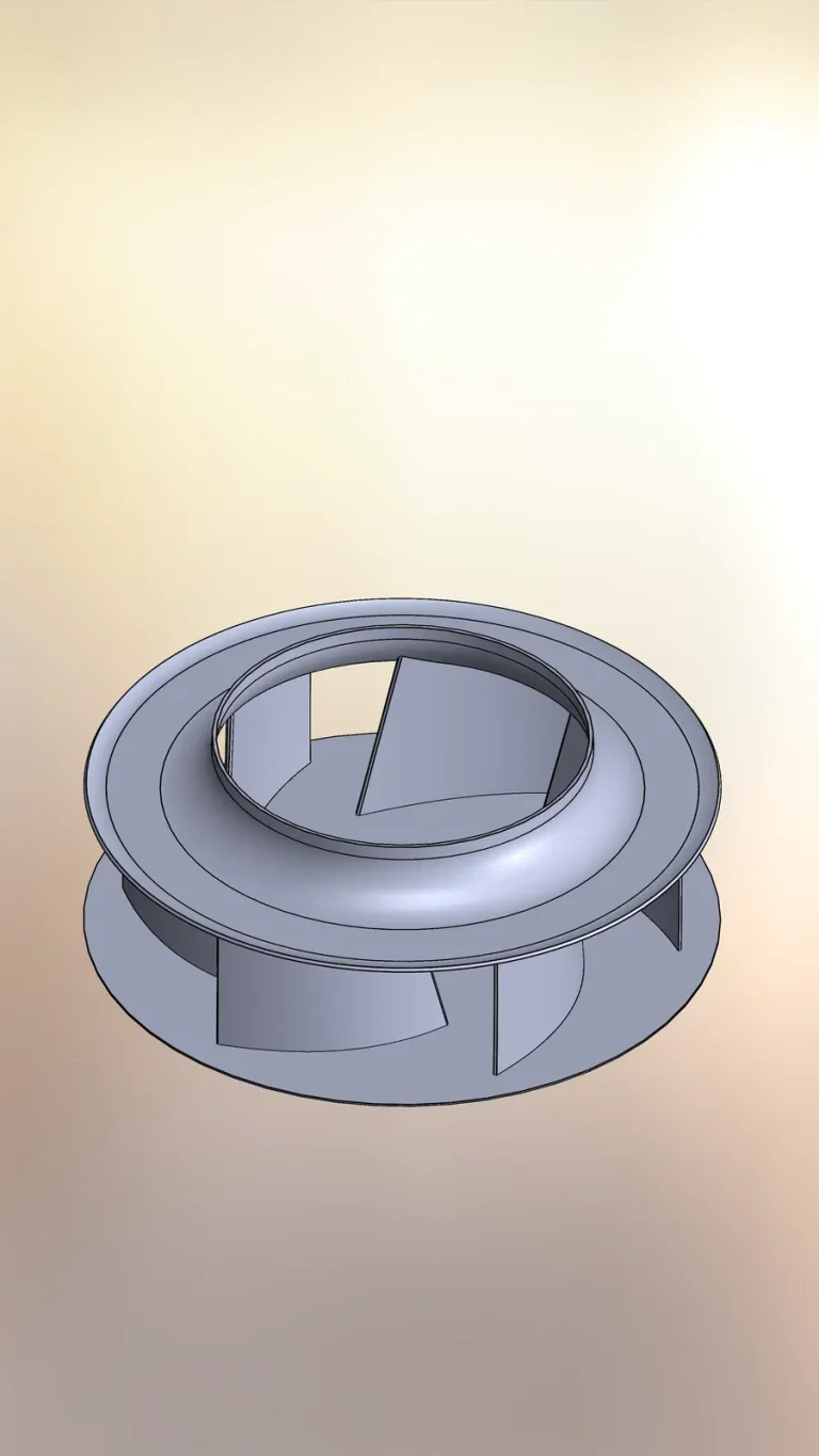 Fan inlet ring: CAD model