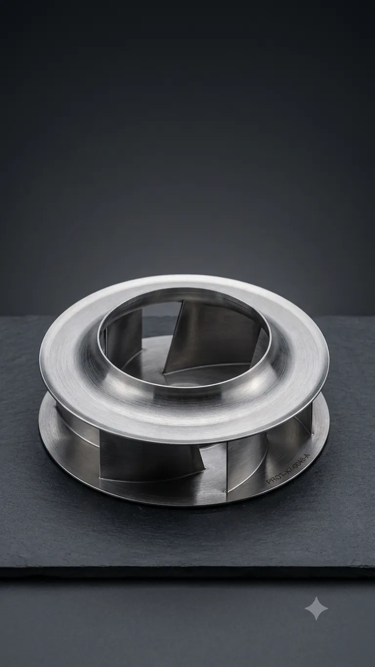 Fan inlet ring: finished part
