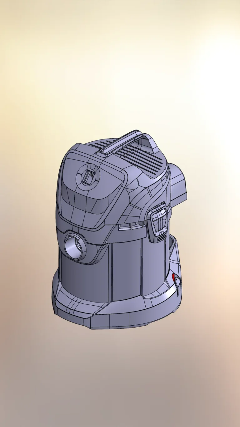 Motor housing: CAD model