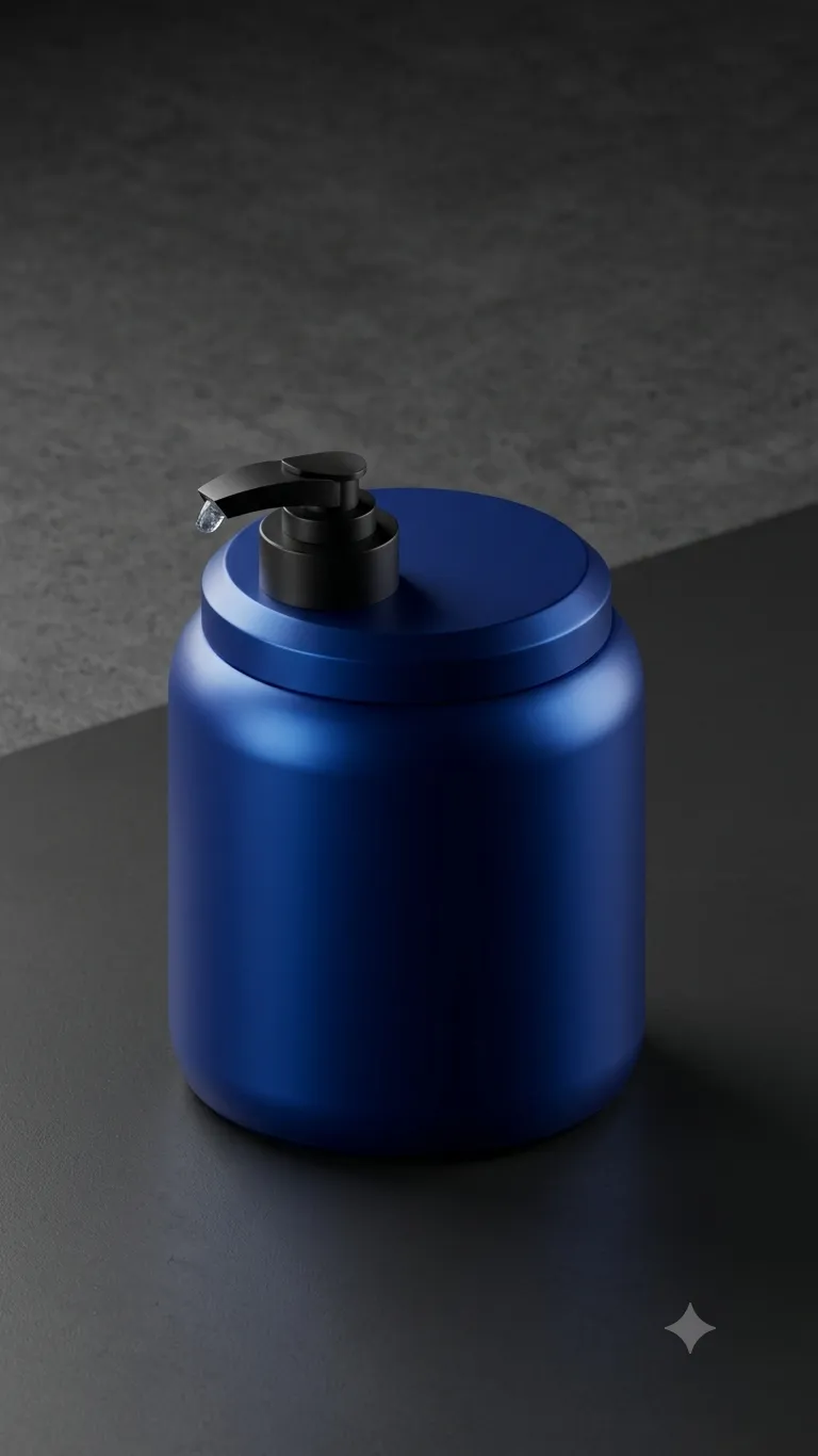 Pump bottle: finished part
