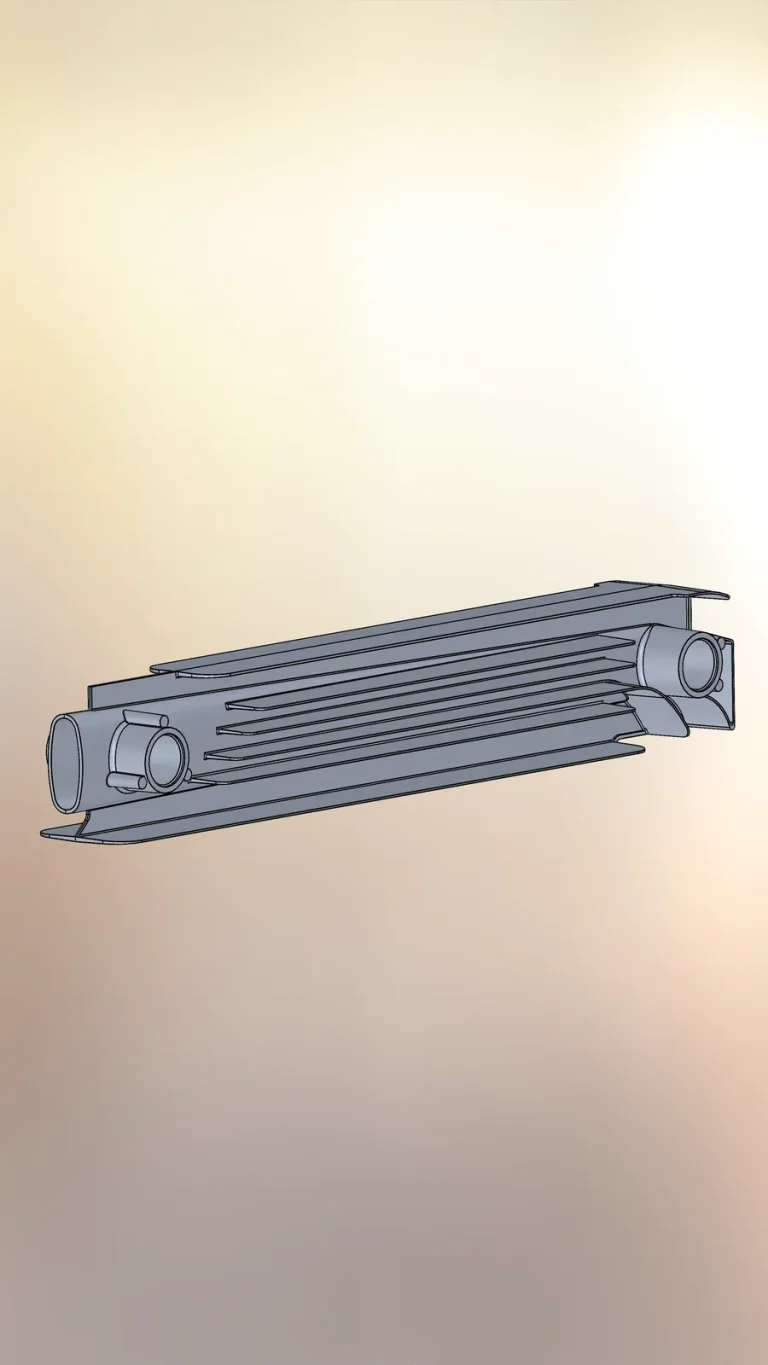 Radiator: CAD model
