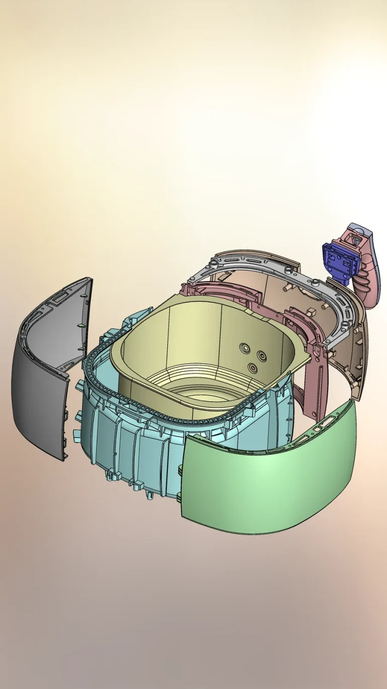 Rice cooker body: finished part