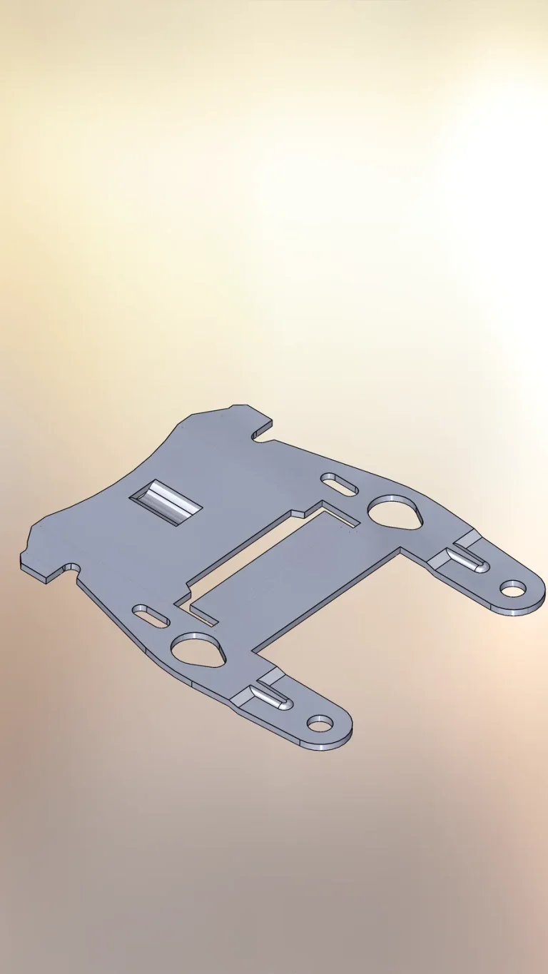 Sheet-metal bracket: finished part