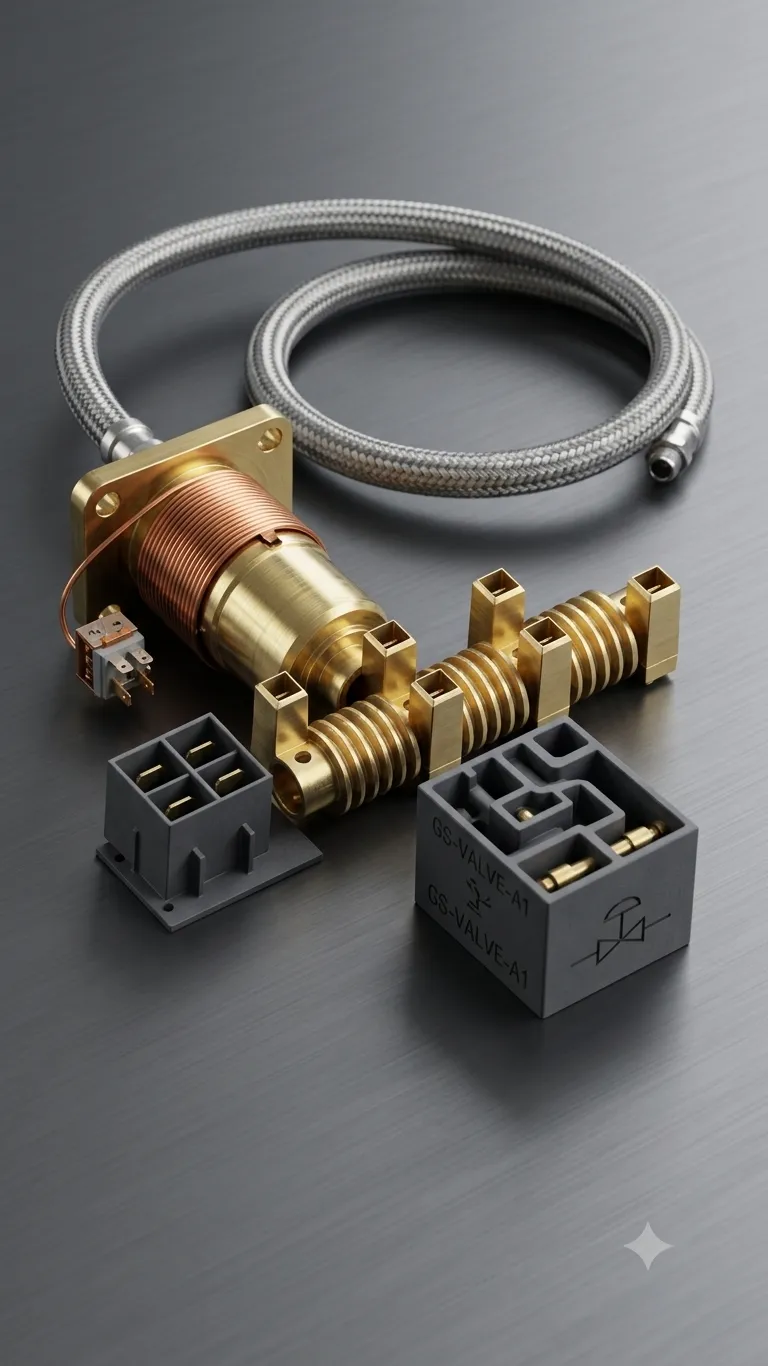 Spring-loaded valve block: finished part